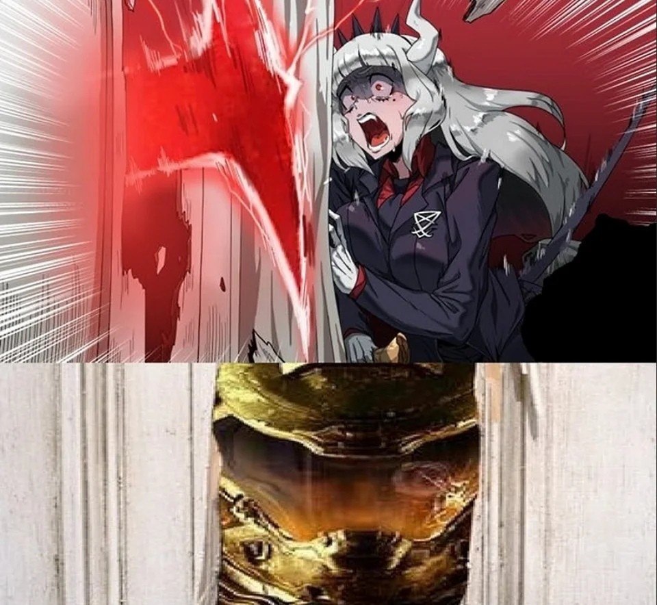 Naked Negro with a huge member