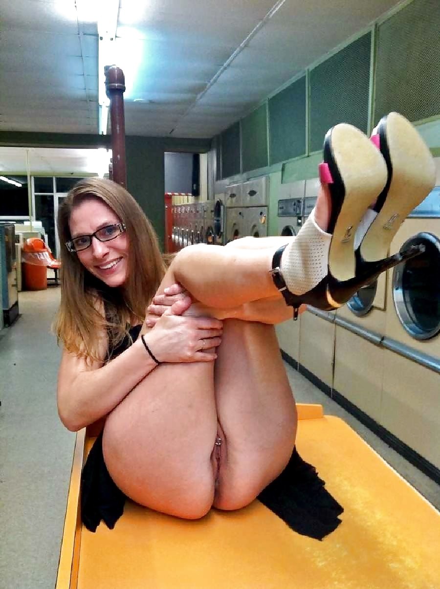 Naked girl is pawed in public