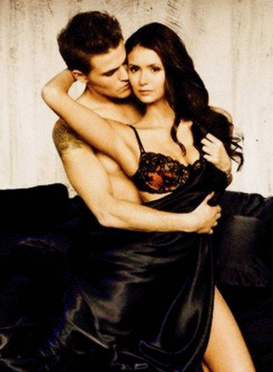 Nina Dobrev and Ian Somerholder and Paul Wesley photo shoot