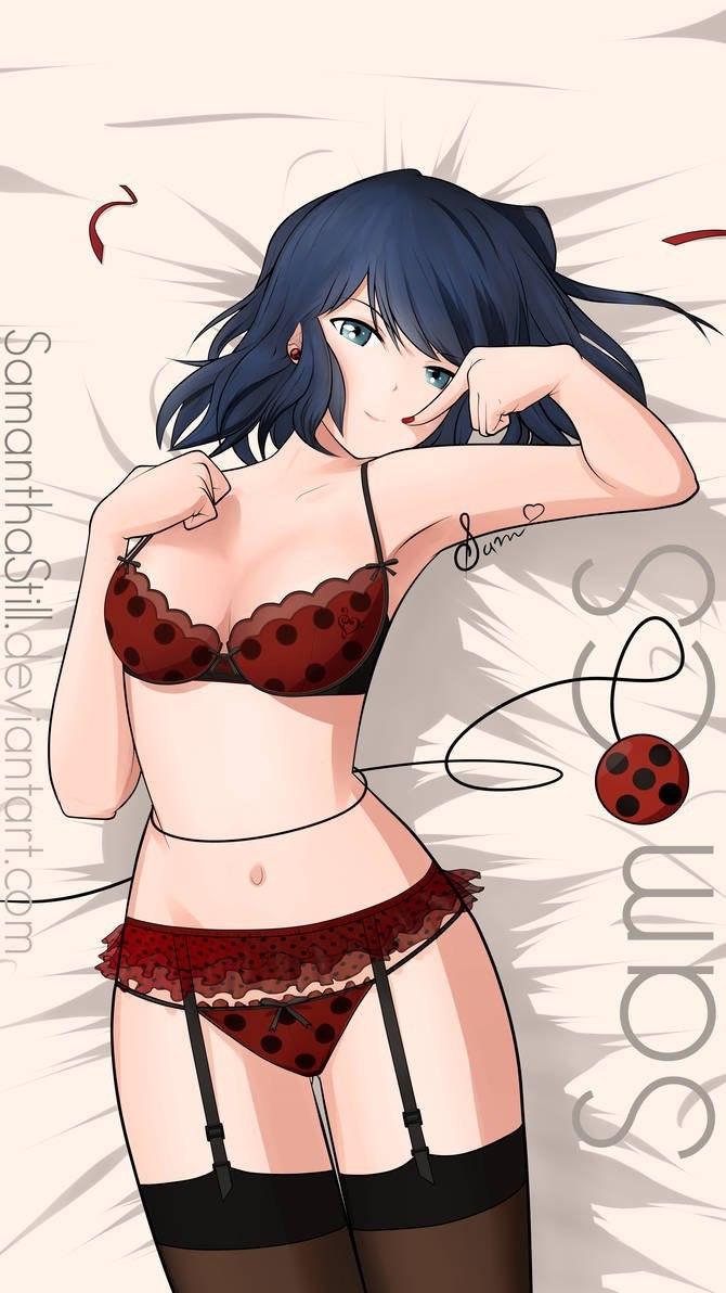 Marinette Dupin Chen in underwear 18