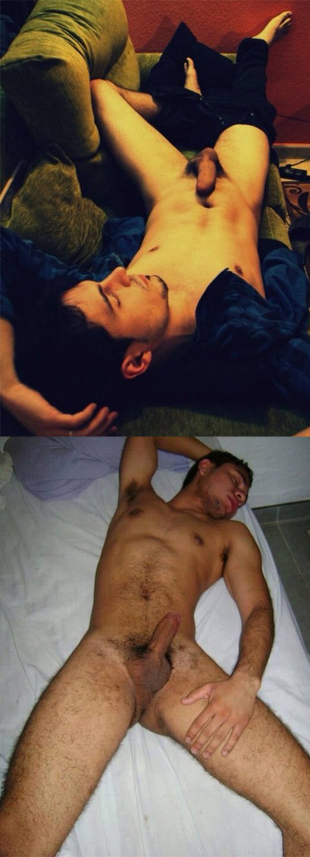 Sleeping naked Russian guys