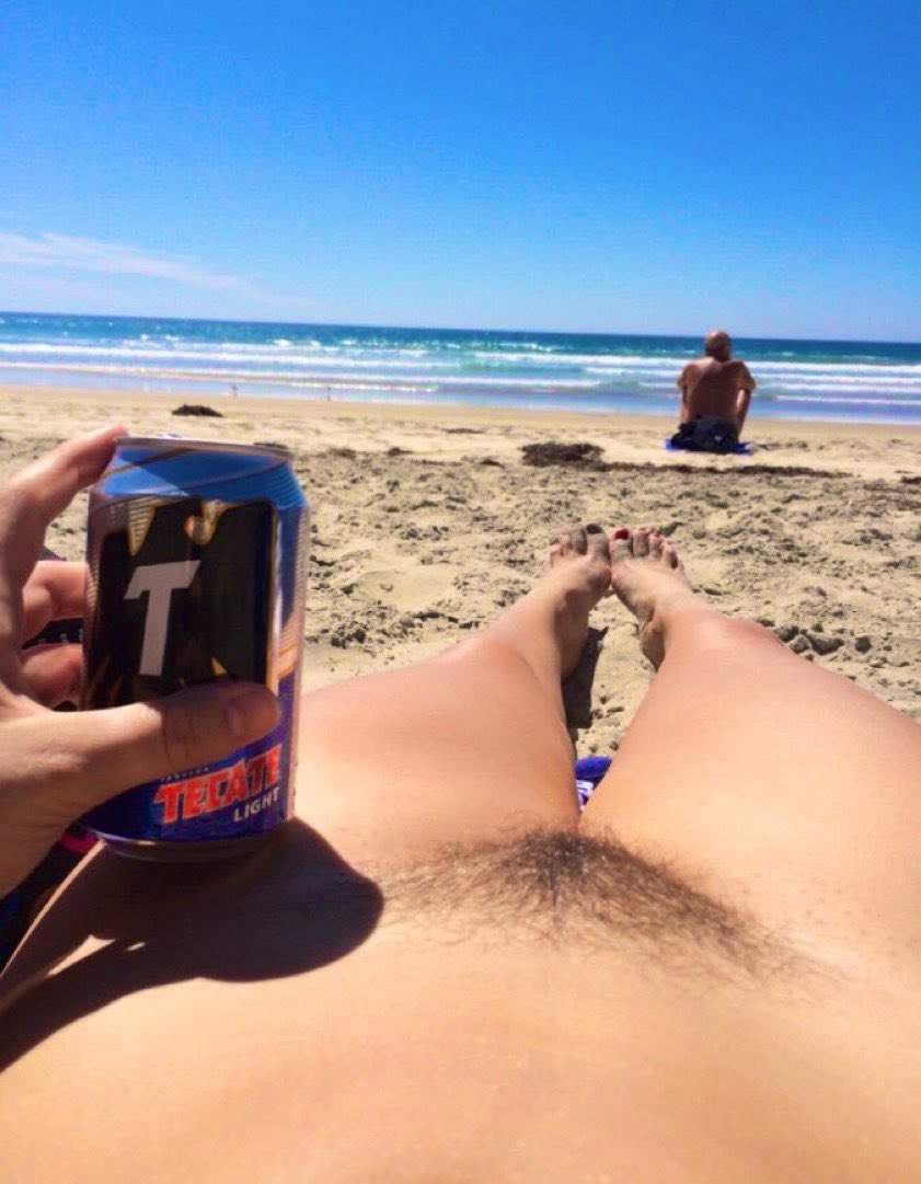 Beautiful vagina on the beach