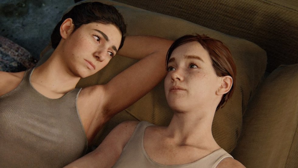 Ellie and Dina The Last of US 2 Bed Scene