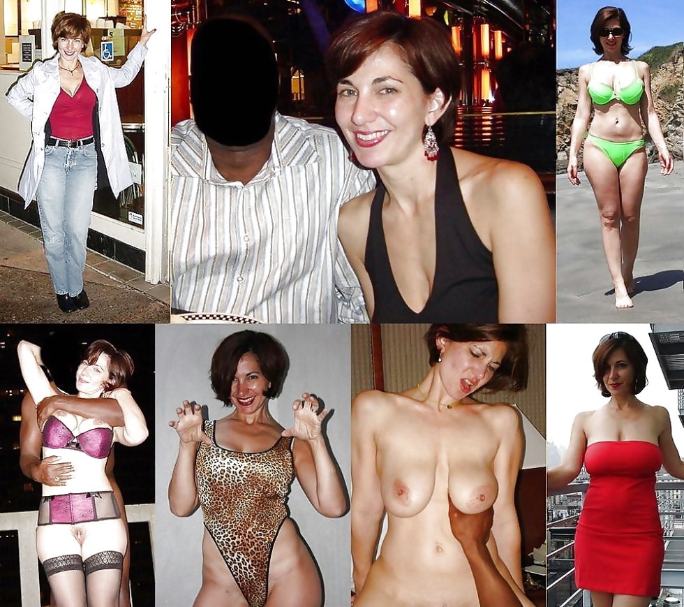 Dressed striped collage