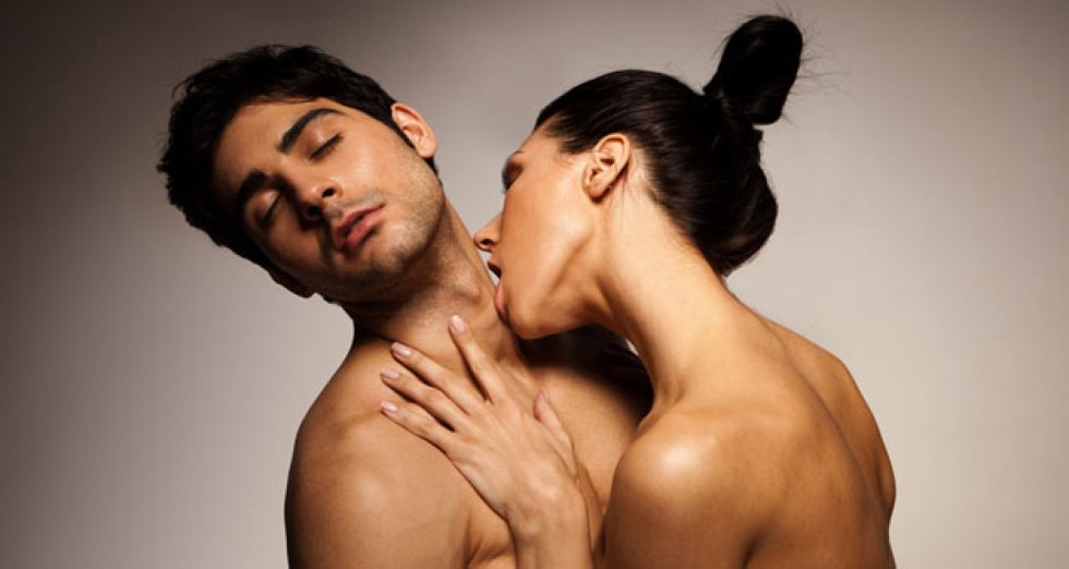 Man and woman passion