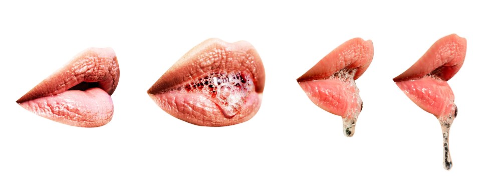 Cum in mouth after a blowjob