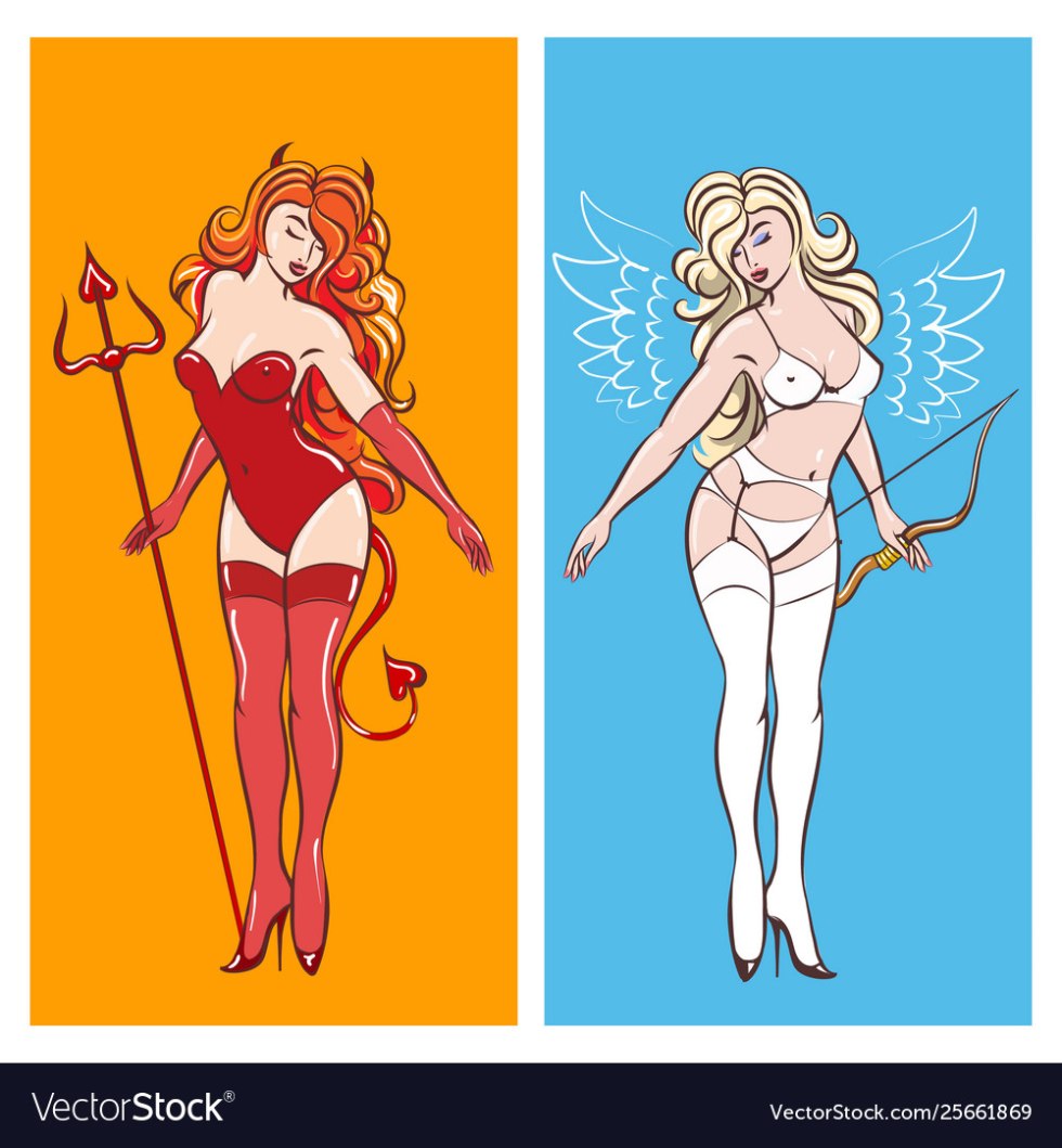 Naked angels on the desktop