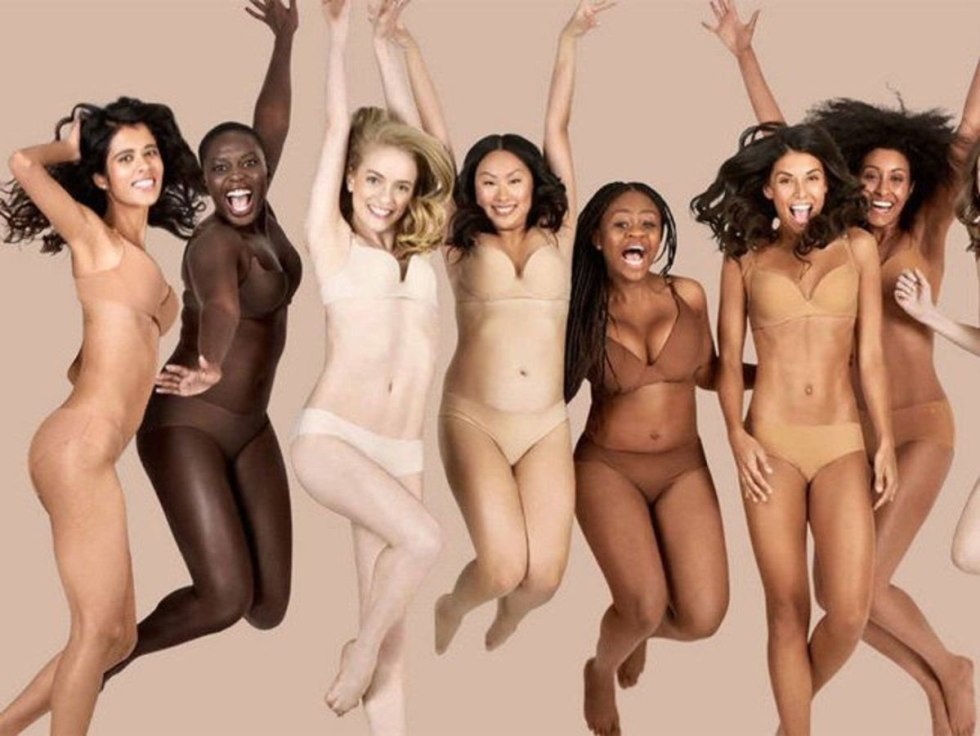 People of different nationalities naked