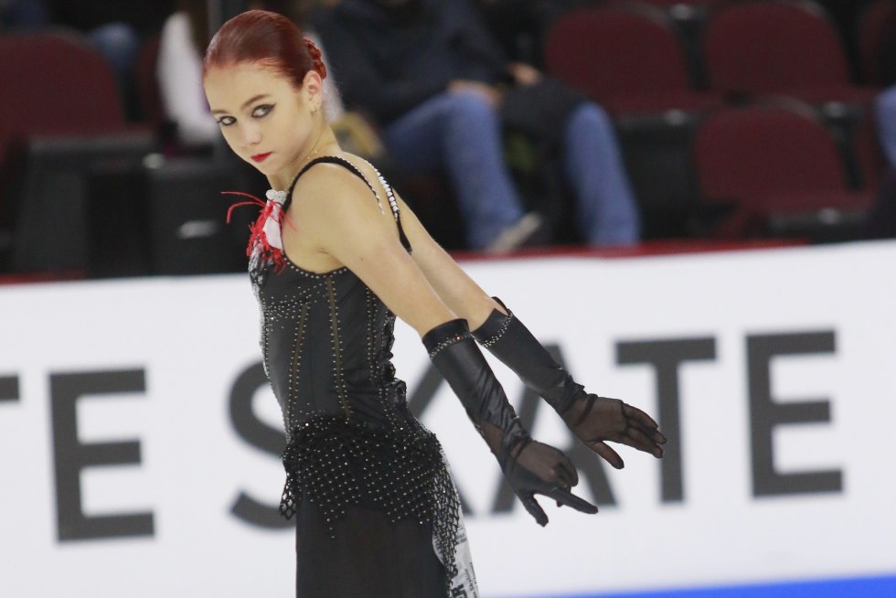 Skaters Sasha Trusova 2021