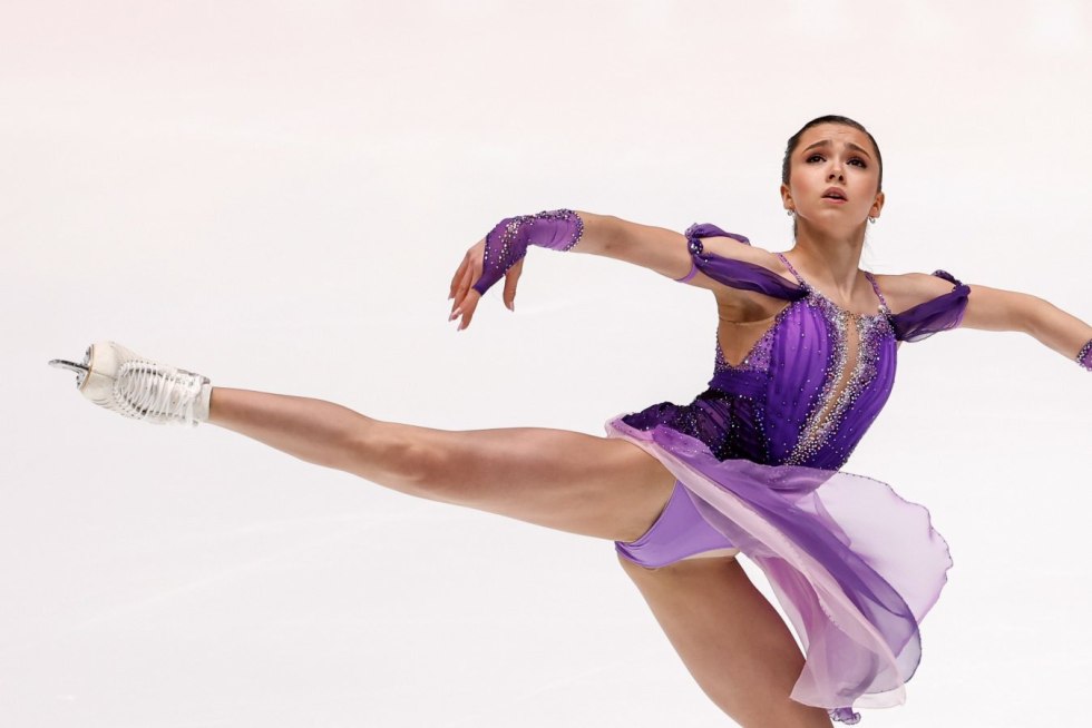 Alexandra Trusova training