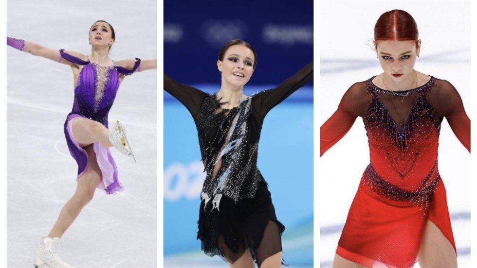 Olympiad 2022 Figure skating Sasha Trusova