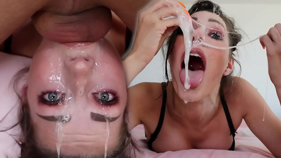 Two members cum in mouth