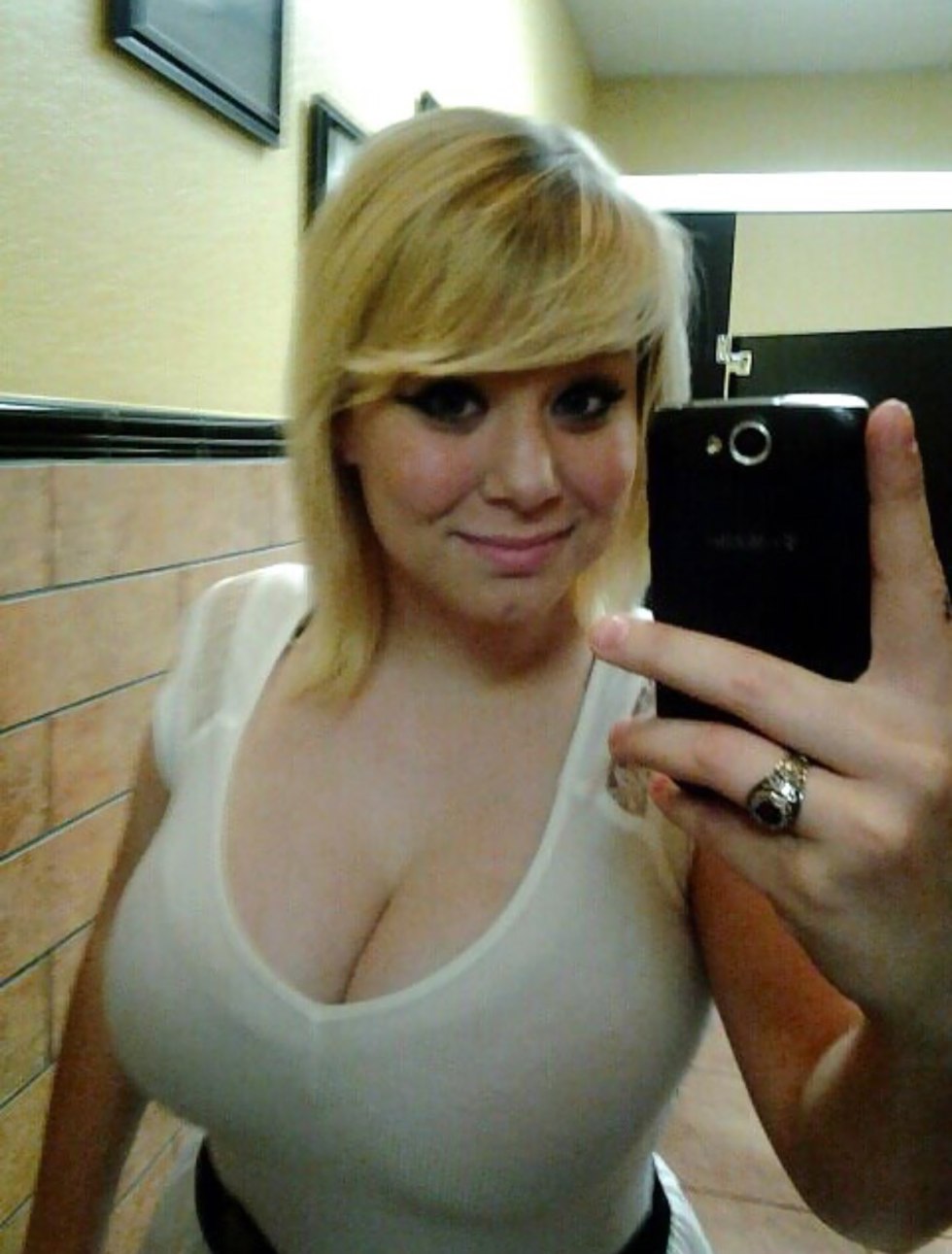 Mature milfs in an evening dress