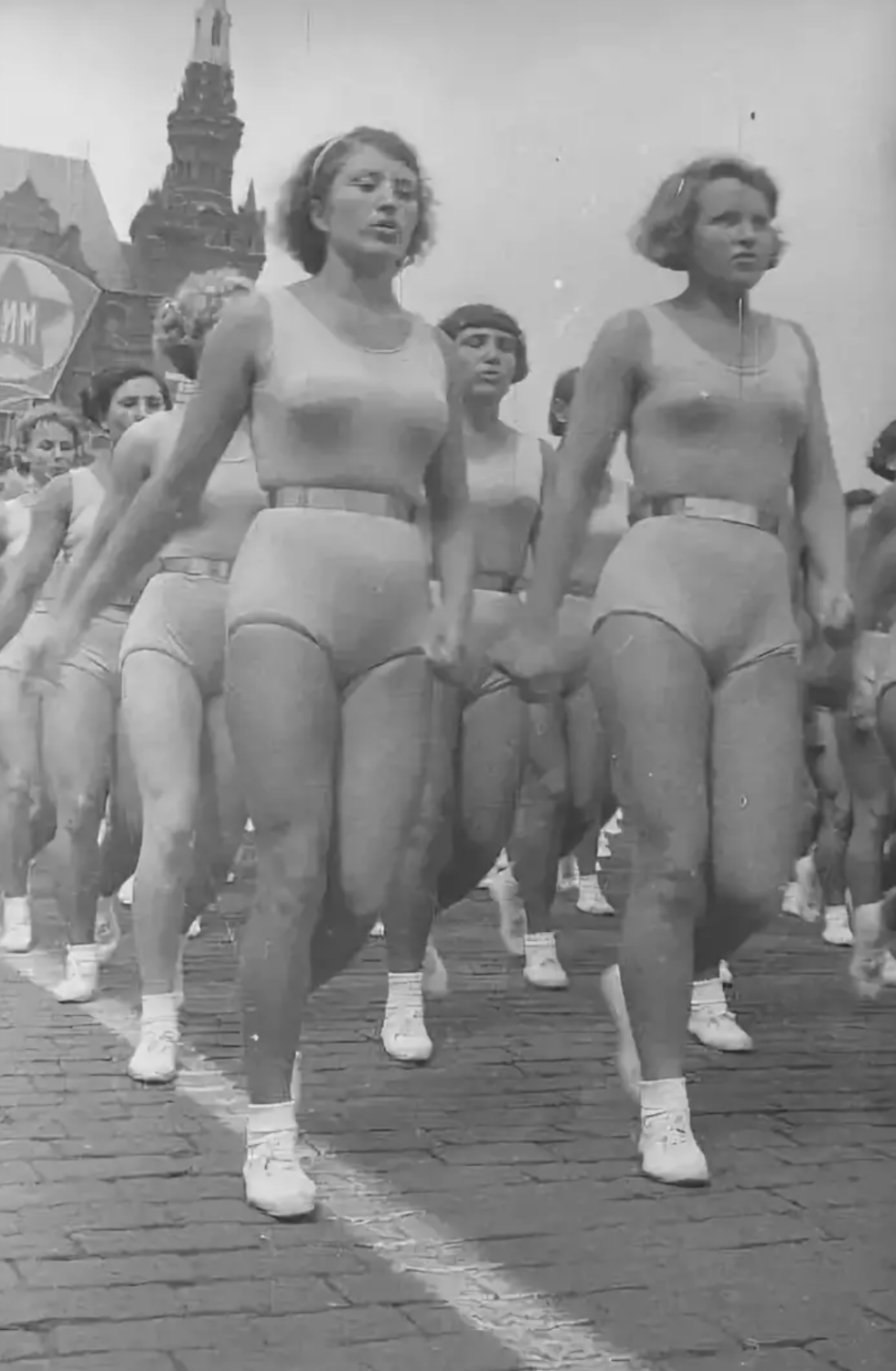 Physical cultural parade on Red Square 1938