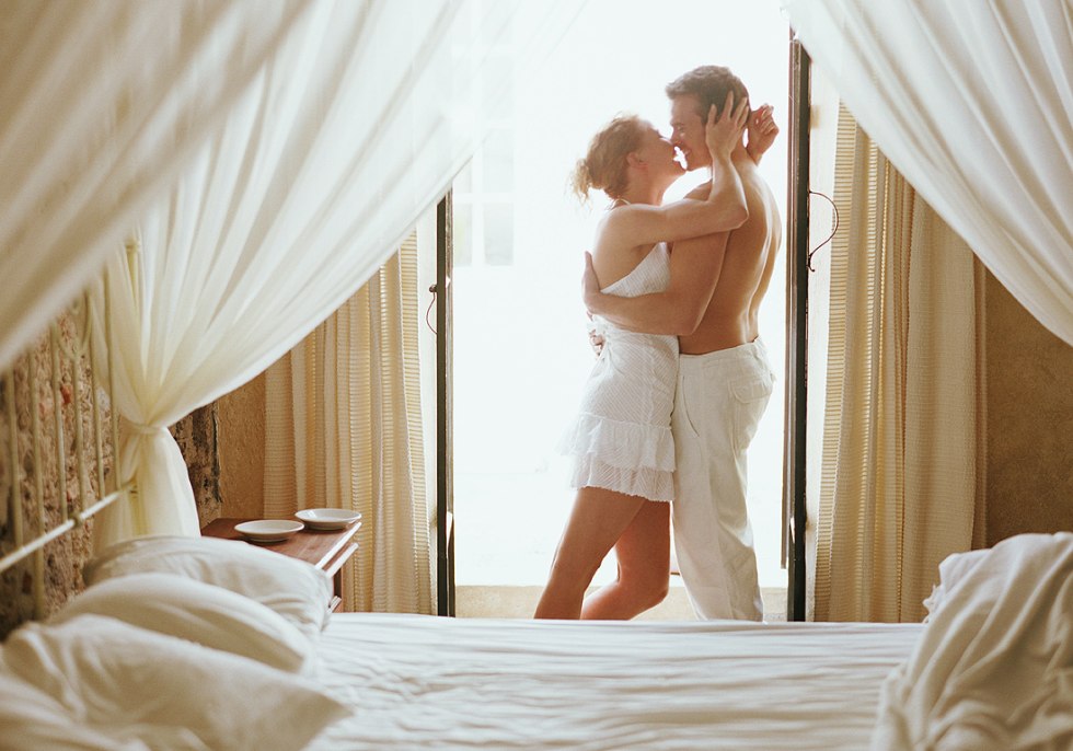 Kate Thornton in white underwear