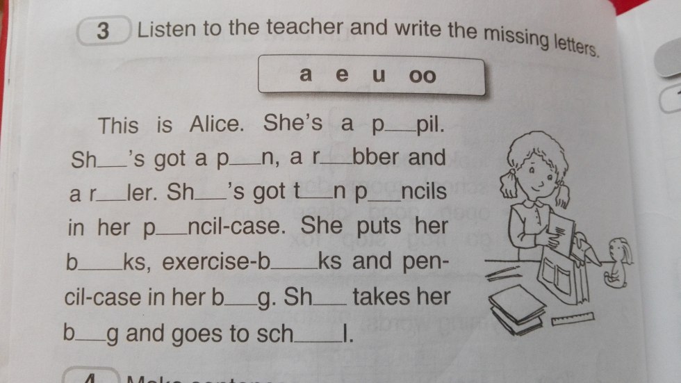 English language grade 3 tasks