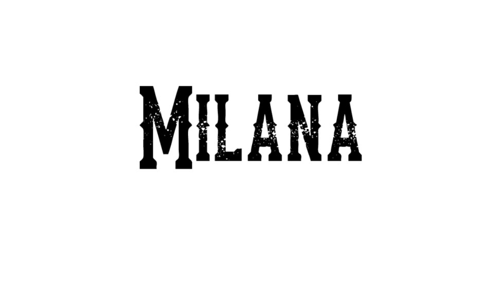 The logo of the football club Milan