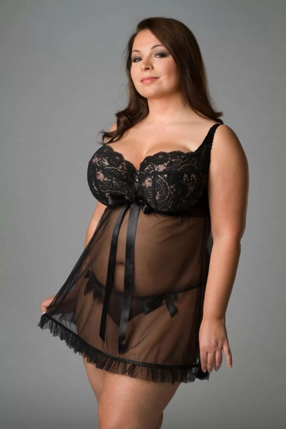 Ewa Michalak Plus Size stockings