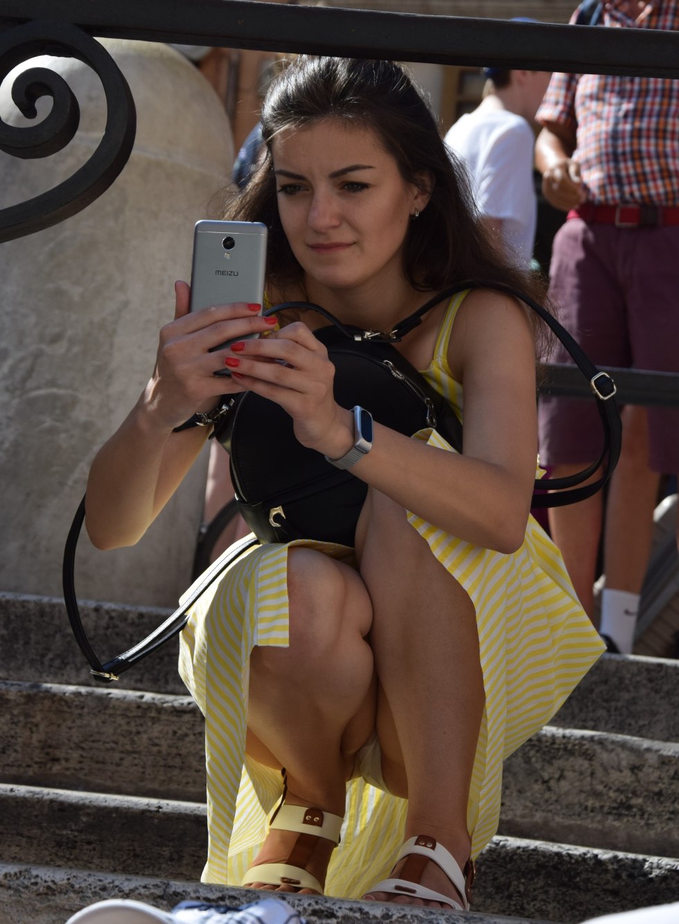 Looking under the dress