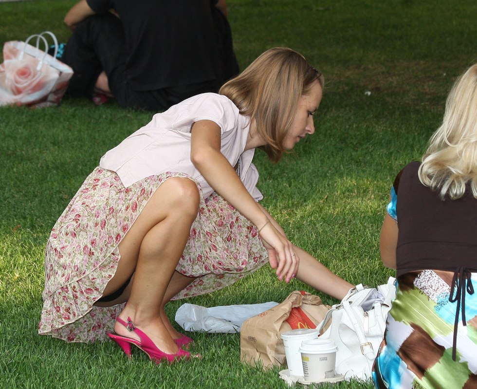 The sister accidentally lit up