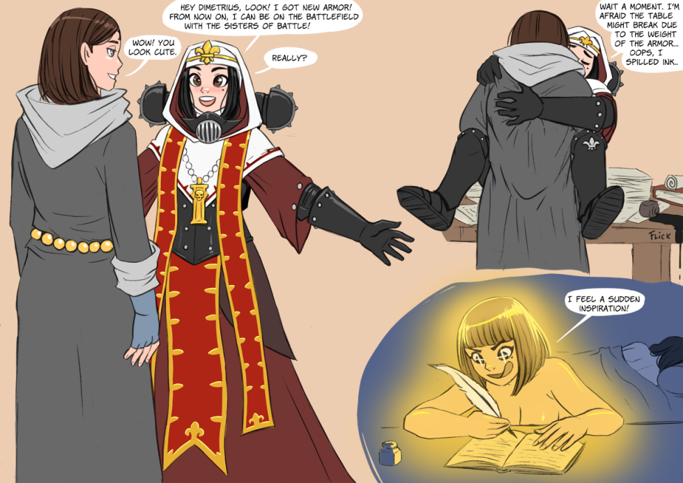 Varhammer Love of the Battle sister