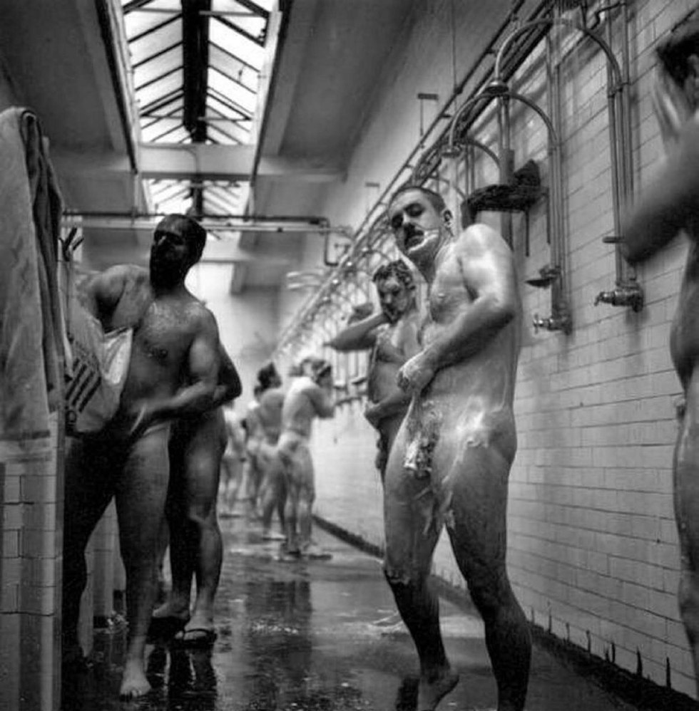 Boys Naked Shower Vintage