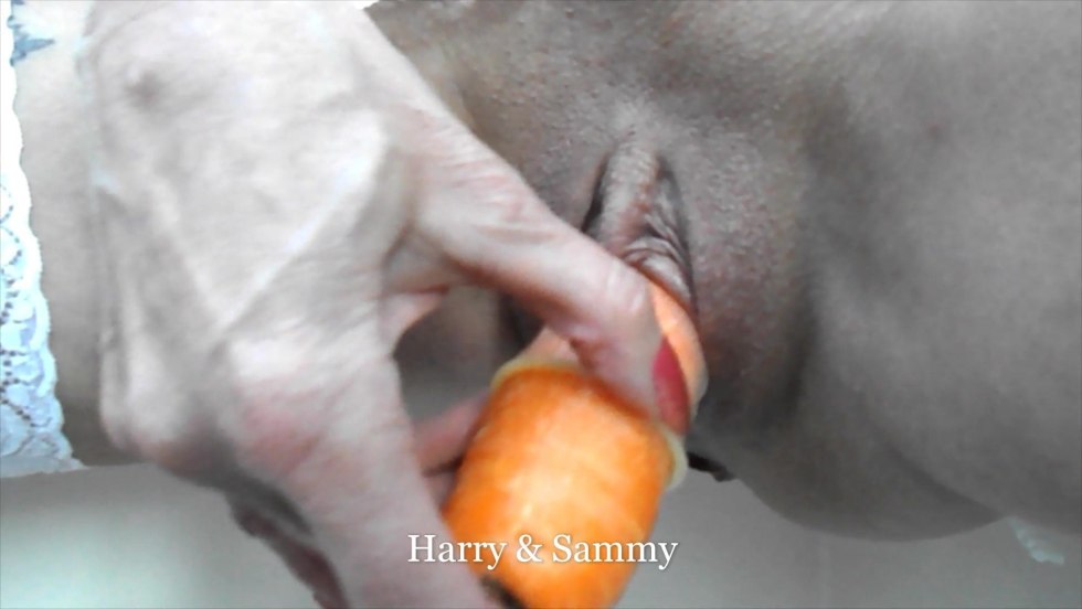 Girls carrots in the priest