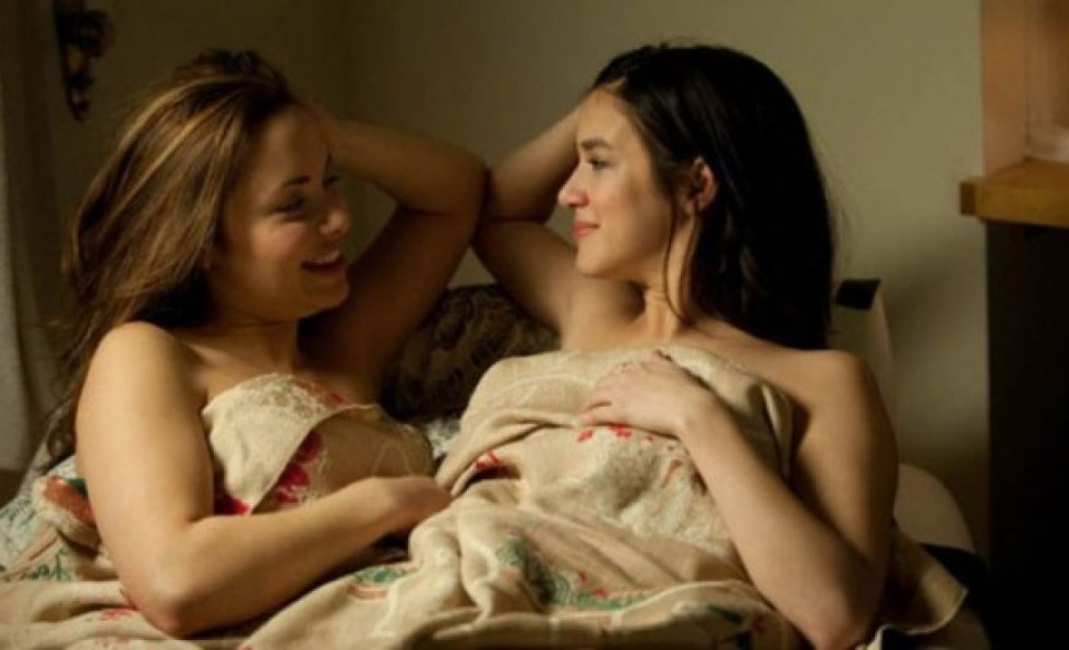 Man and woman in bed