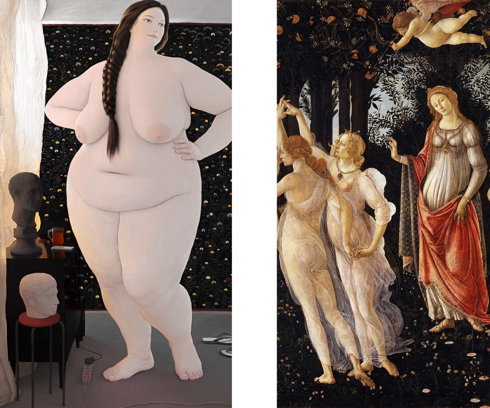 Fat Mature in a swimsuit