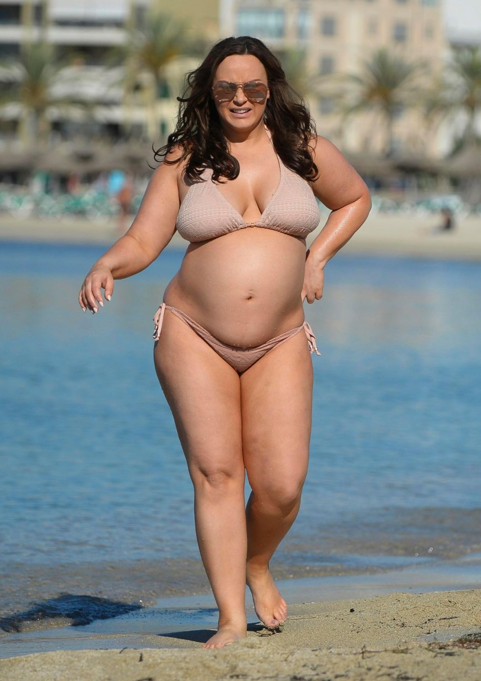 Fat women in a bikini