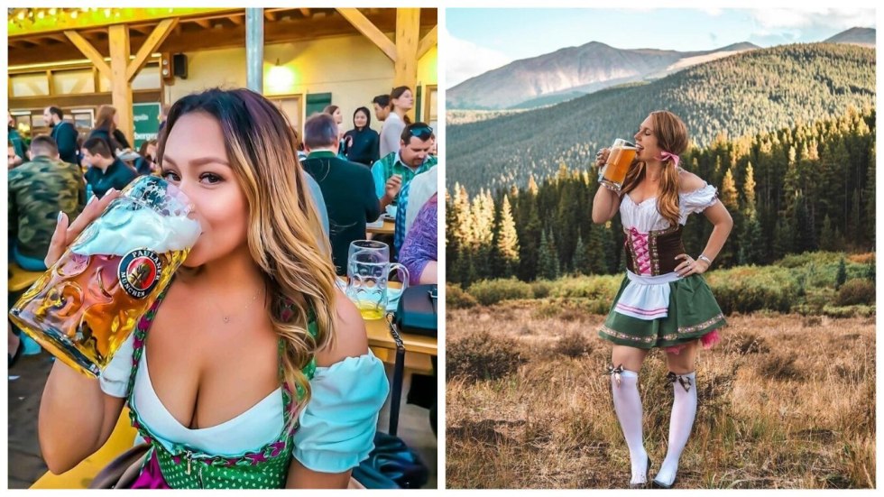 Octoberfest in Germany Barry of beer