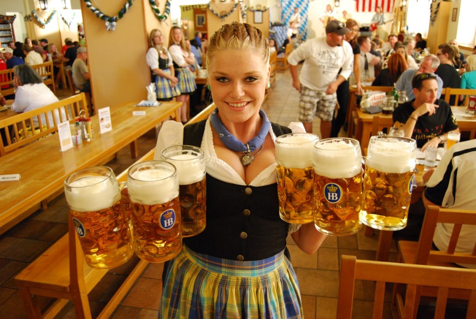 Dirndl waiter Oktoberfest