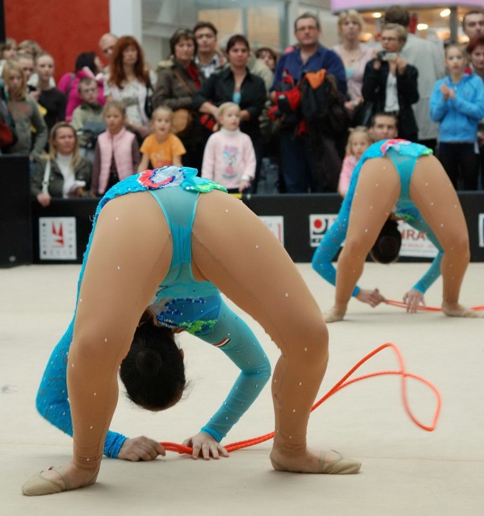 Piquant moments in gymnastics