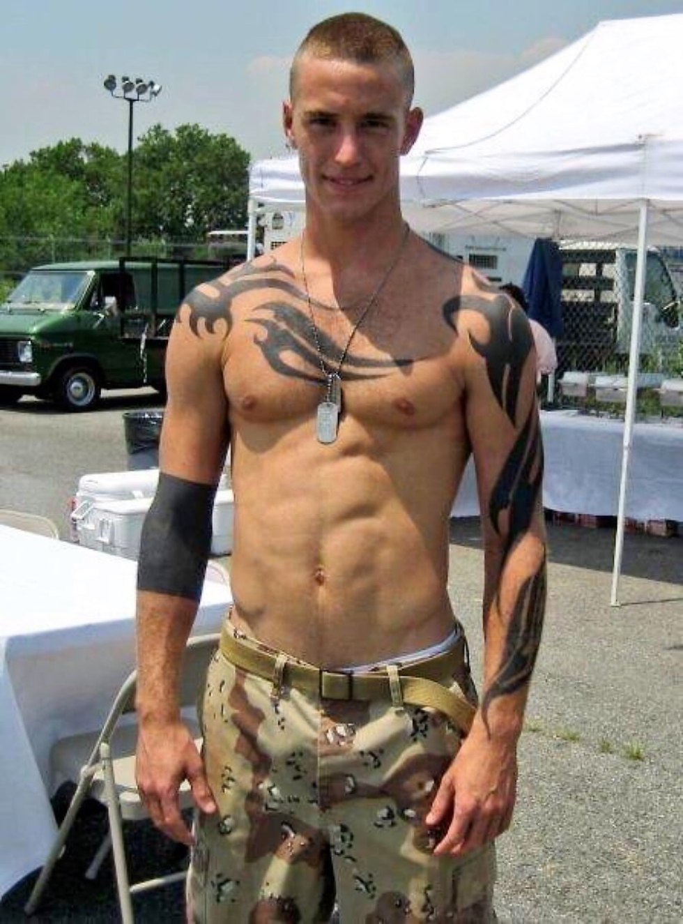 American military torso