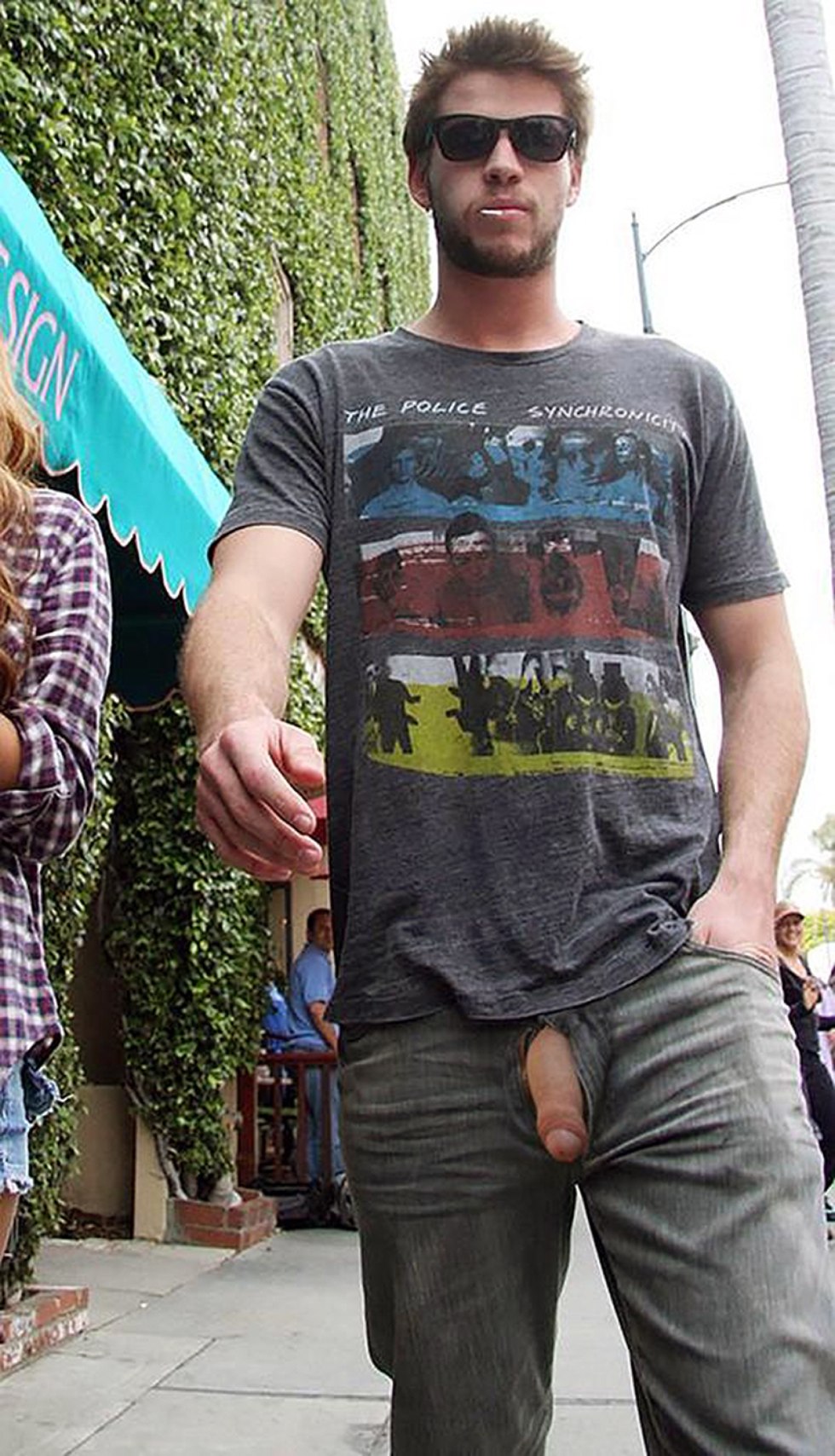 Gay, big cock, shorts