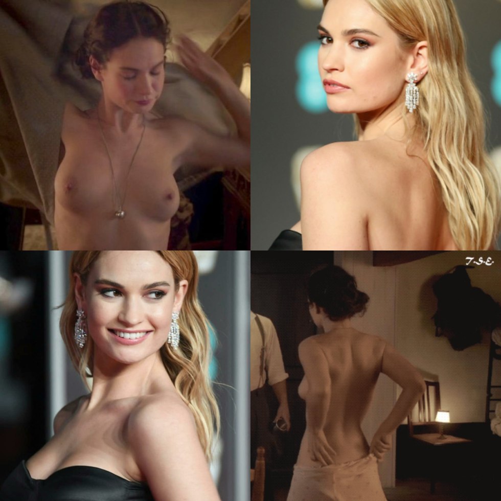 Lily James Porn actress