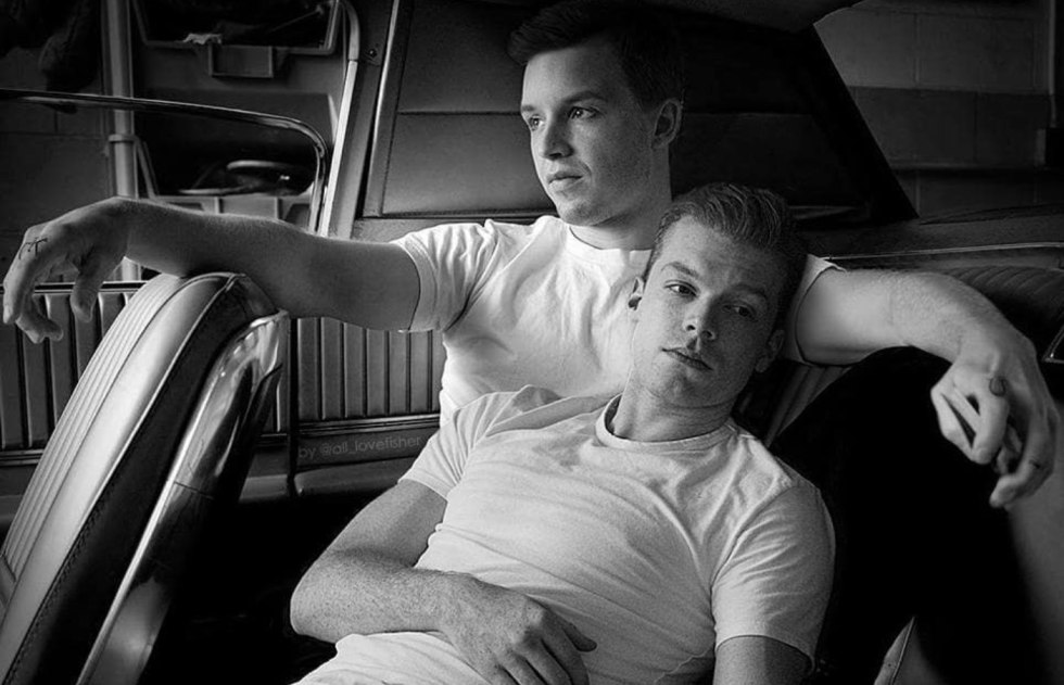 Ian Gallager and Mickey Milkovich