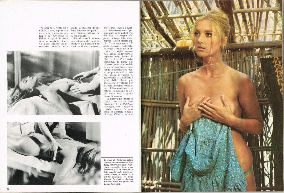 Erotic film actress Barbara Bouchet