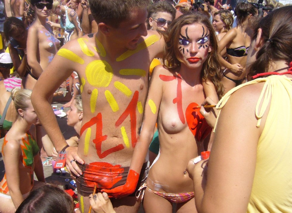 Naked women of Kazantip