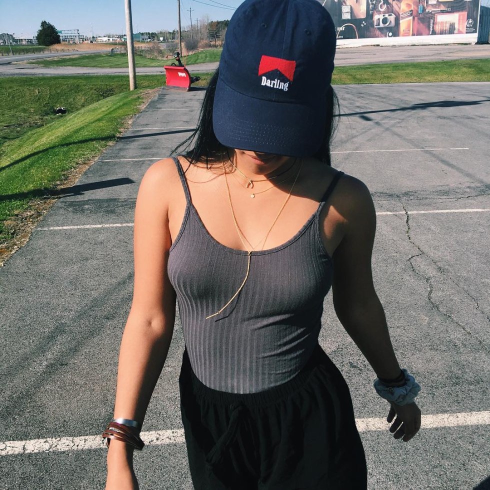 Julianne Kissinger in a dress