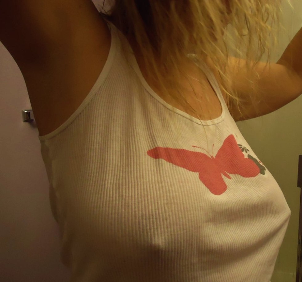 Ilaria Kalmazan in a swimsuit