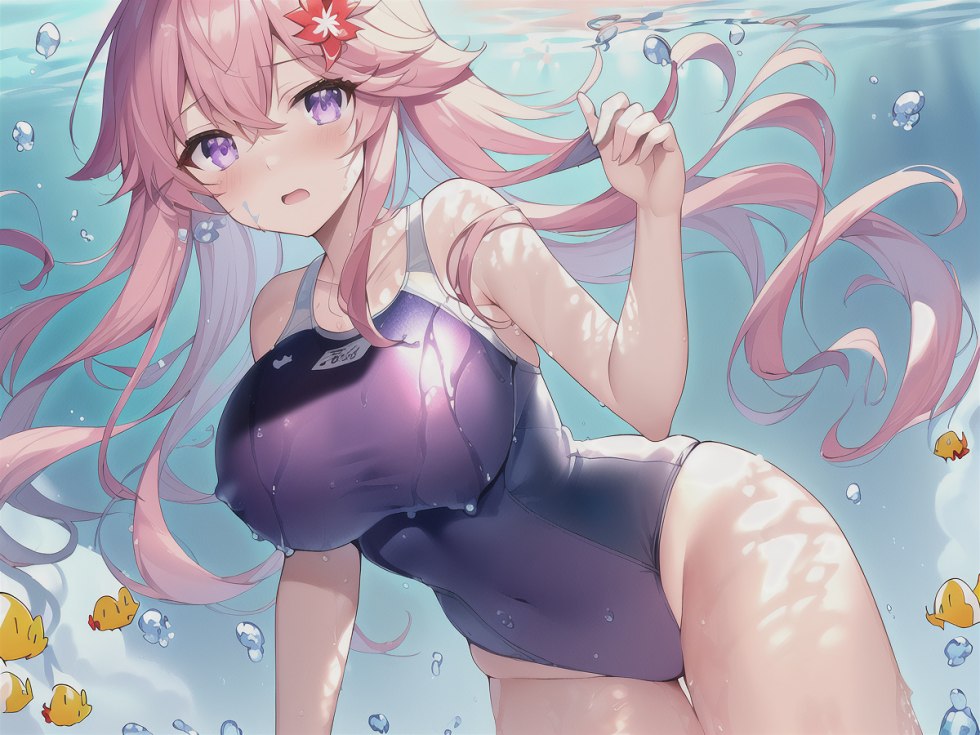 Gogaeva in a swimsuit