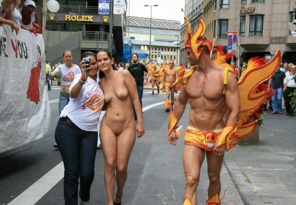 Festival of naked hairy women