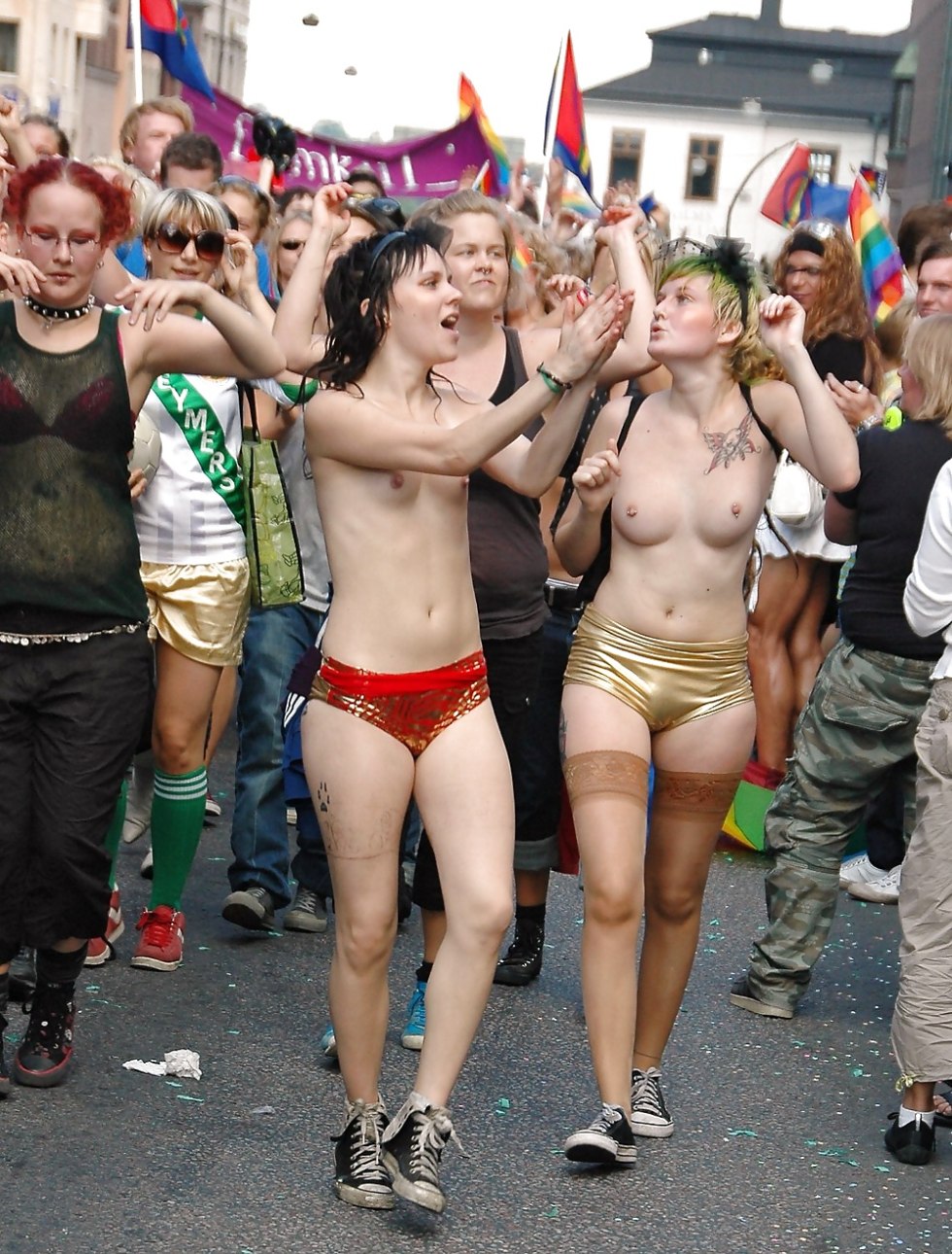 Pornstars at the XXX festival