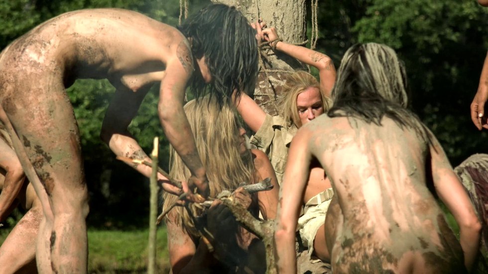 Naked women of wild tribes