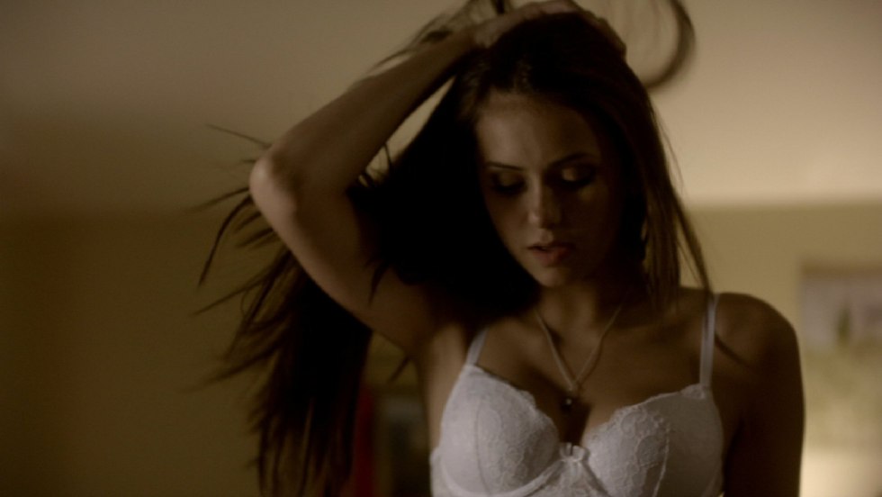 Elena Gilbert in a bra