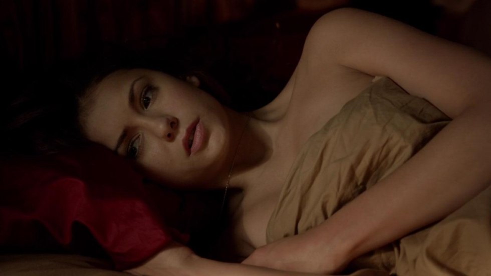 Elena Gilbert in underwear