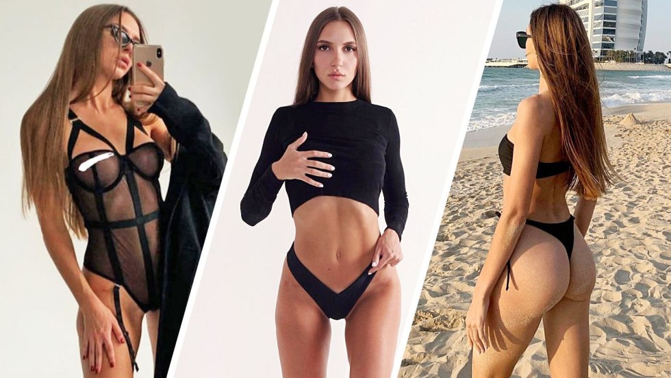 Katya is in a bikini