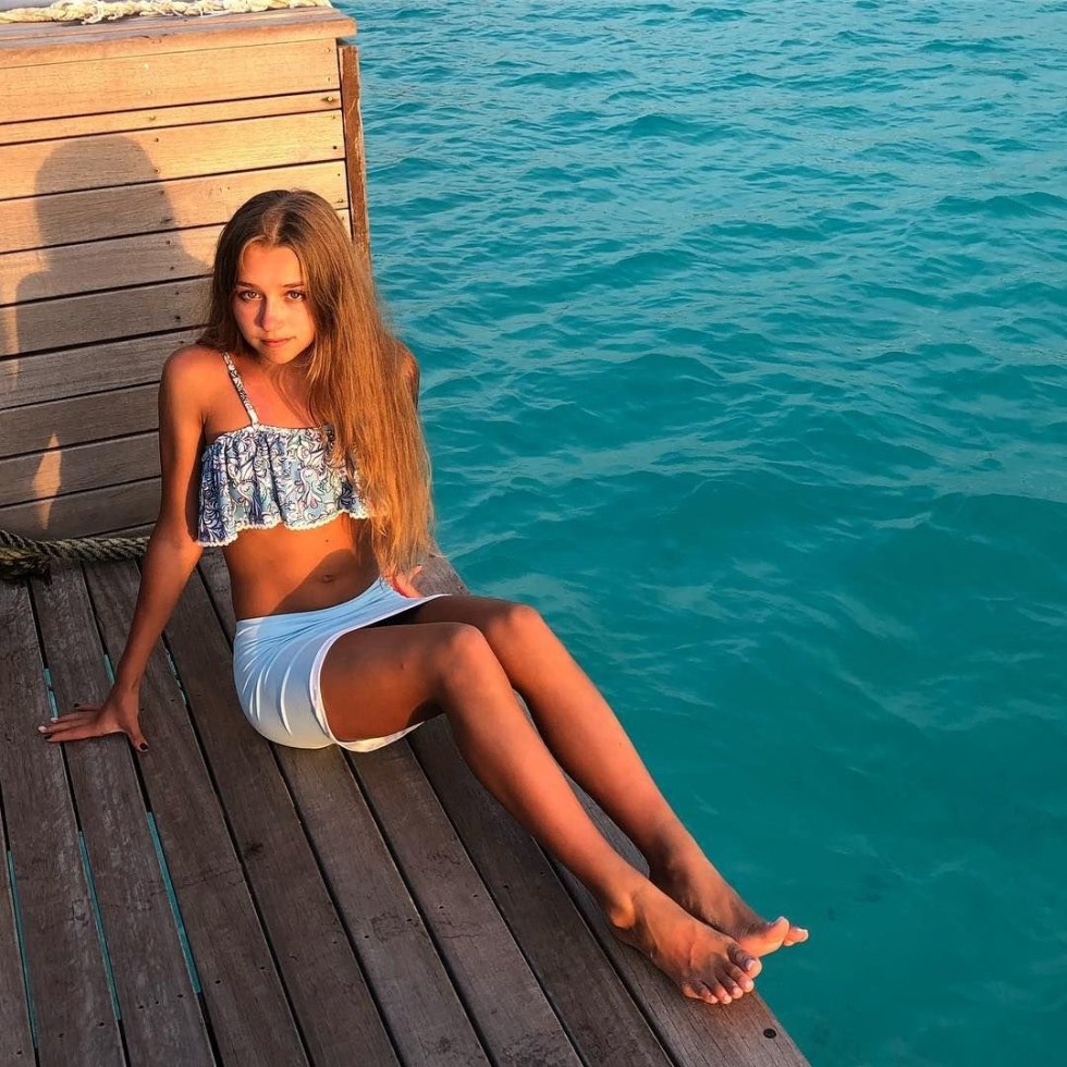 Ekaterina Zueva in a swimsuit