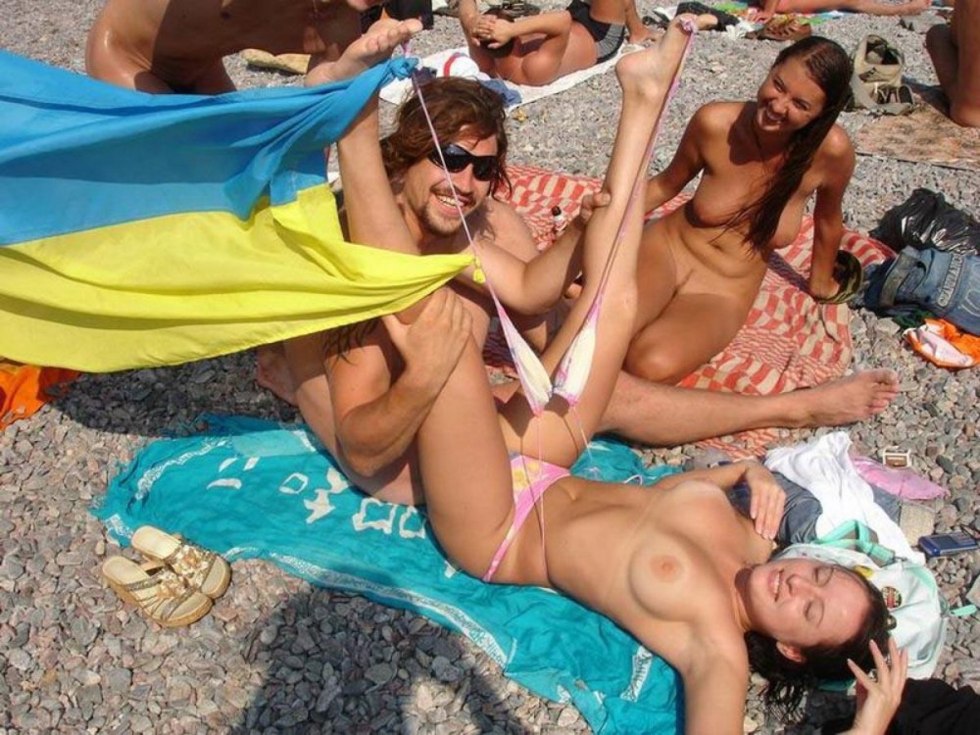 Naked Ukrainian nudists